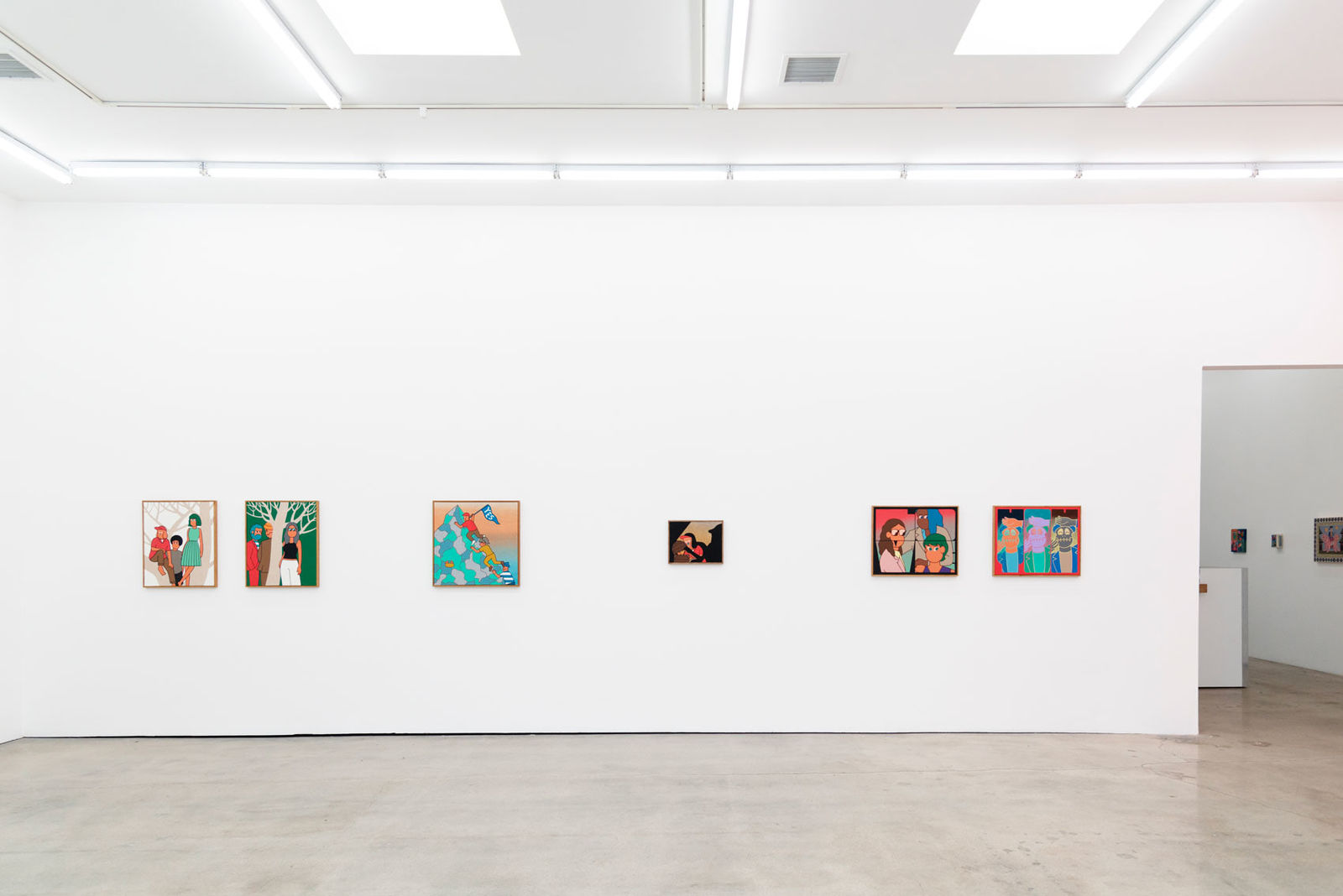 Installation image of Loiter at Harman Projects Los Angeles