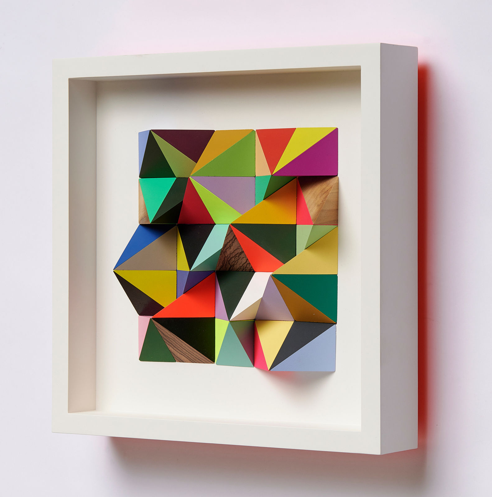 abstract relief assemblage by Sean Newport