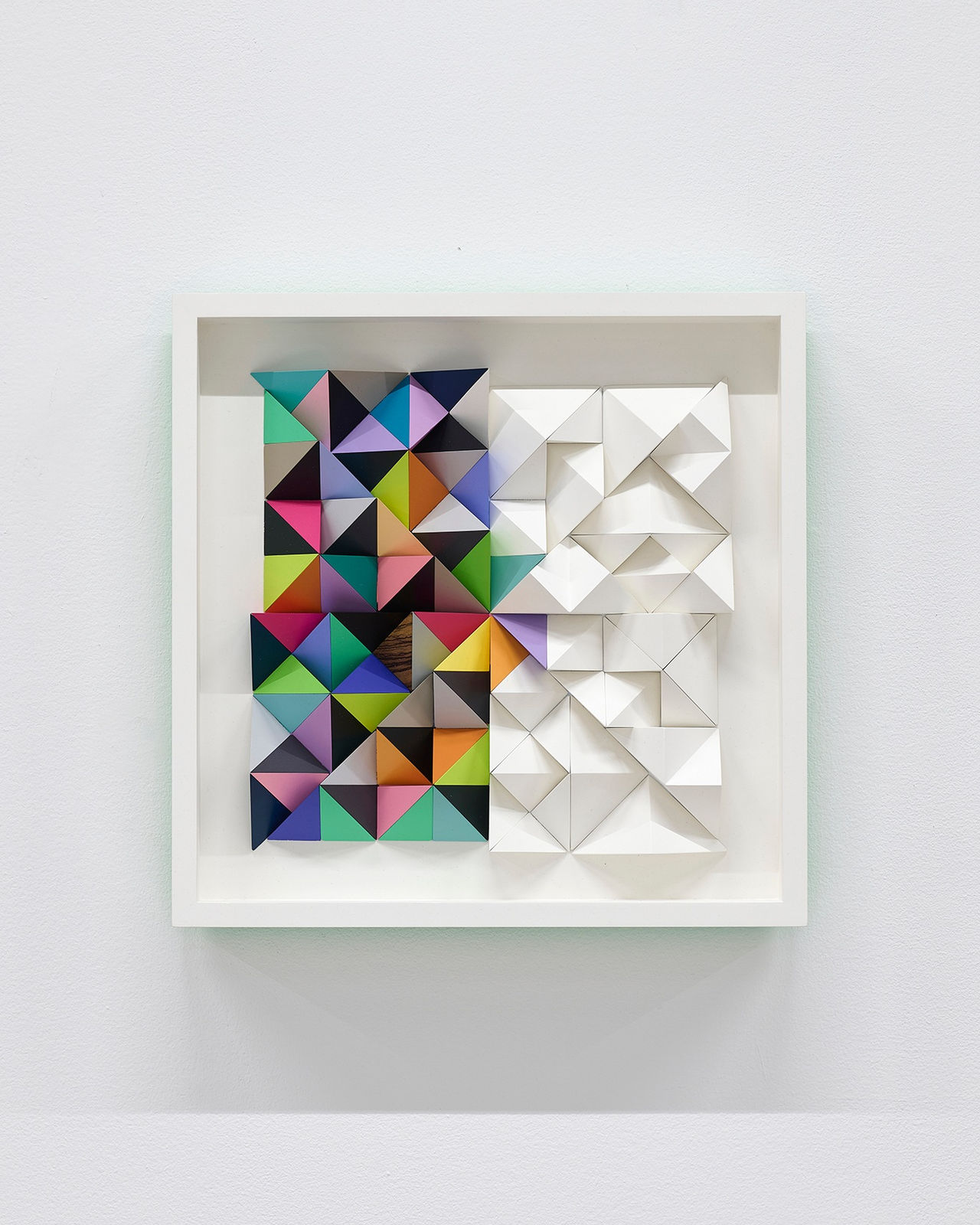 Sean Newport abstract colorful wall sculpture