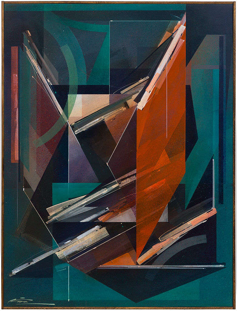 Augustine Kofie abstract painting