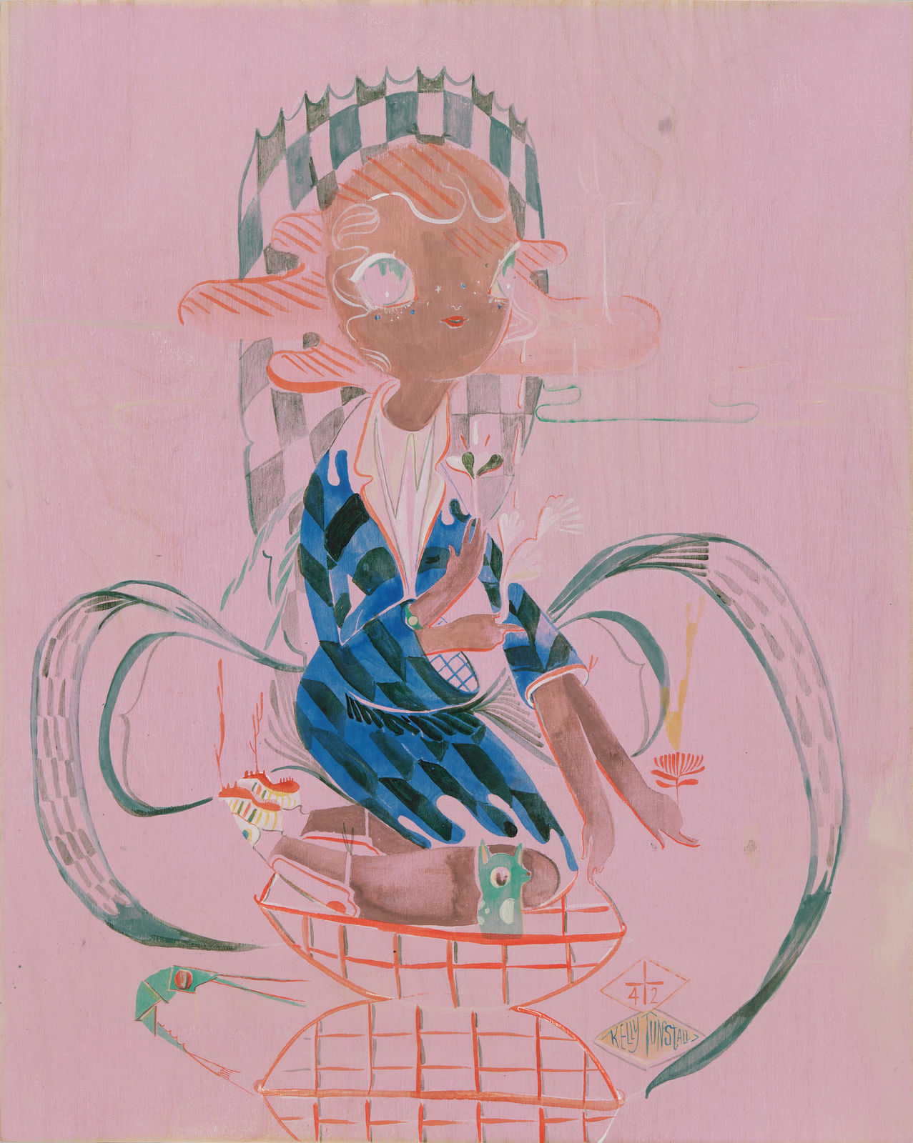 painting of a nymph by Kelly Tunstall