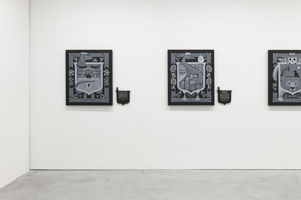 Installation view of Jeremy Fish's solo exhibition 