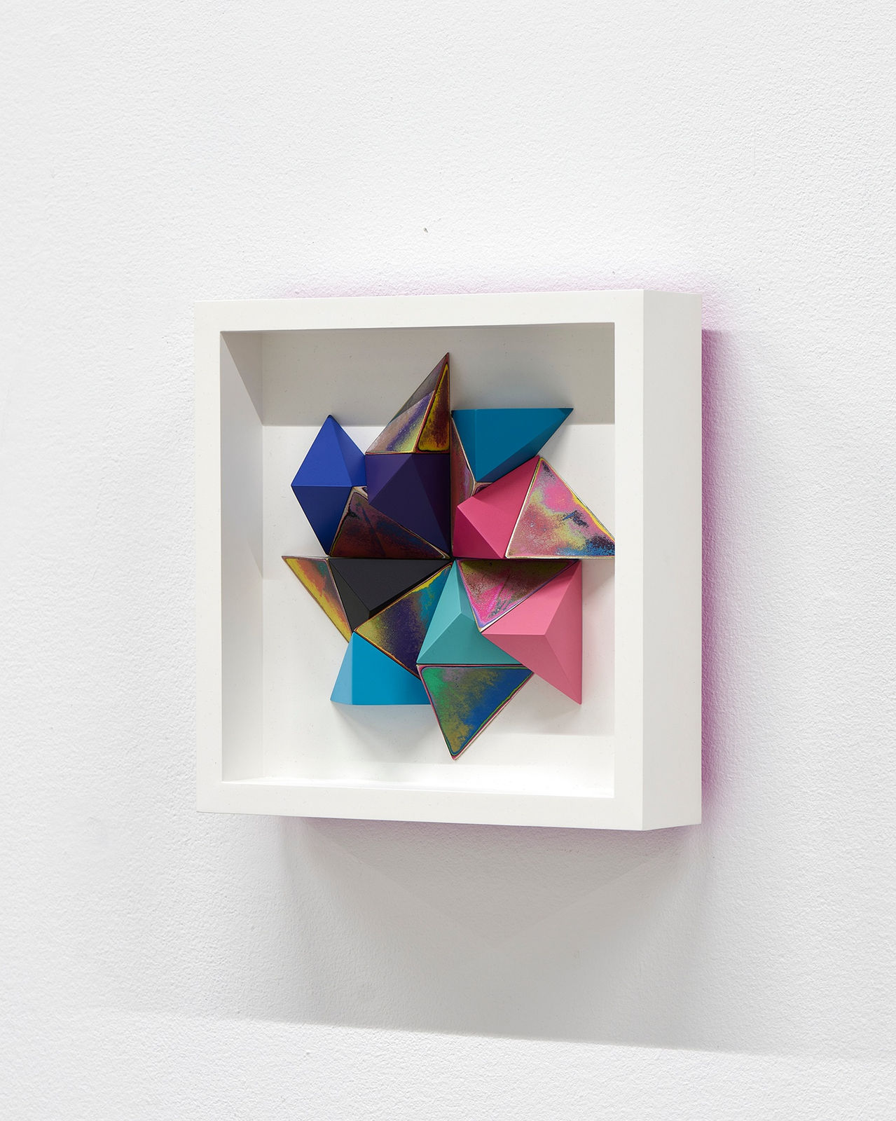 Sean Newport abstract colorful wall sculpture