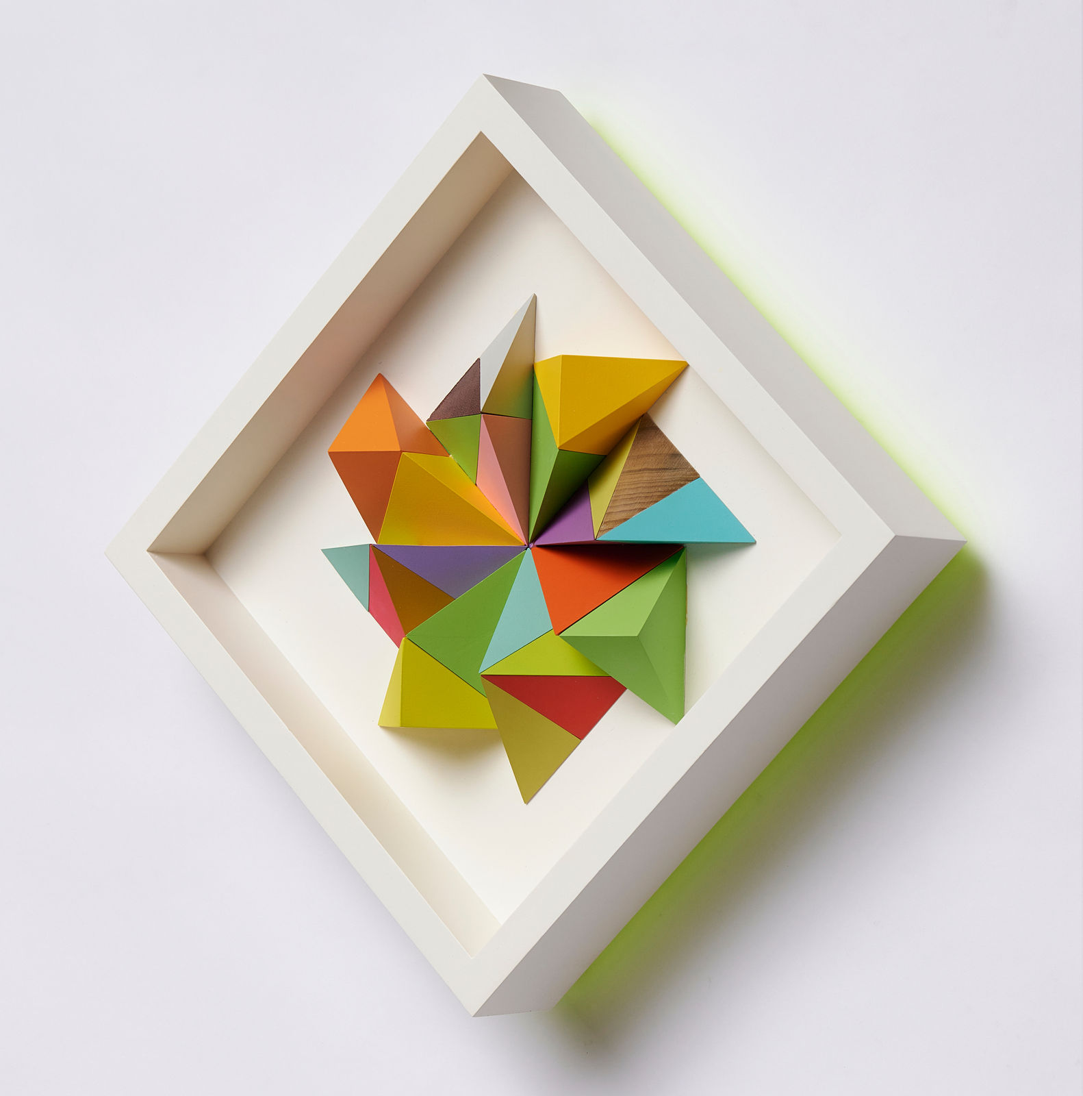 abstract relief assemblage by Sean Newport