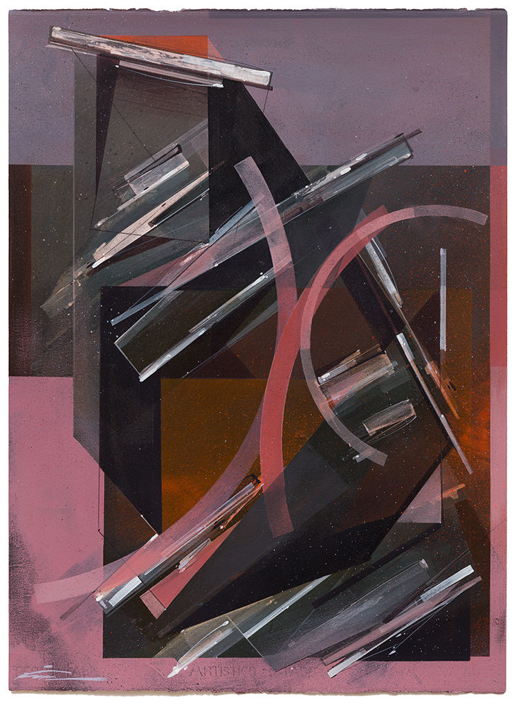 Augustine Kofie abstract painting