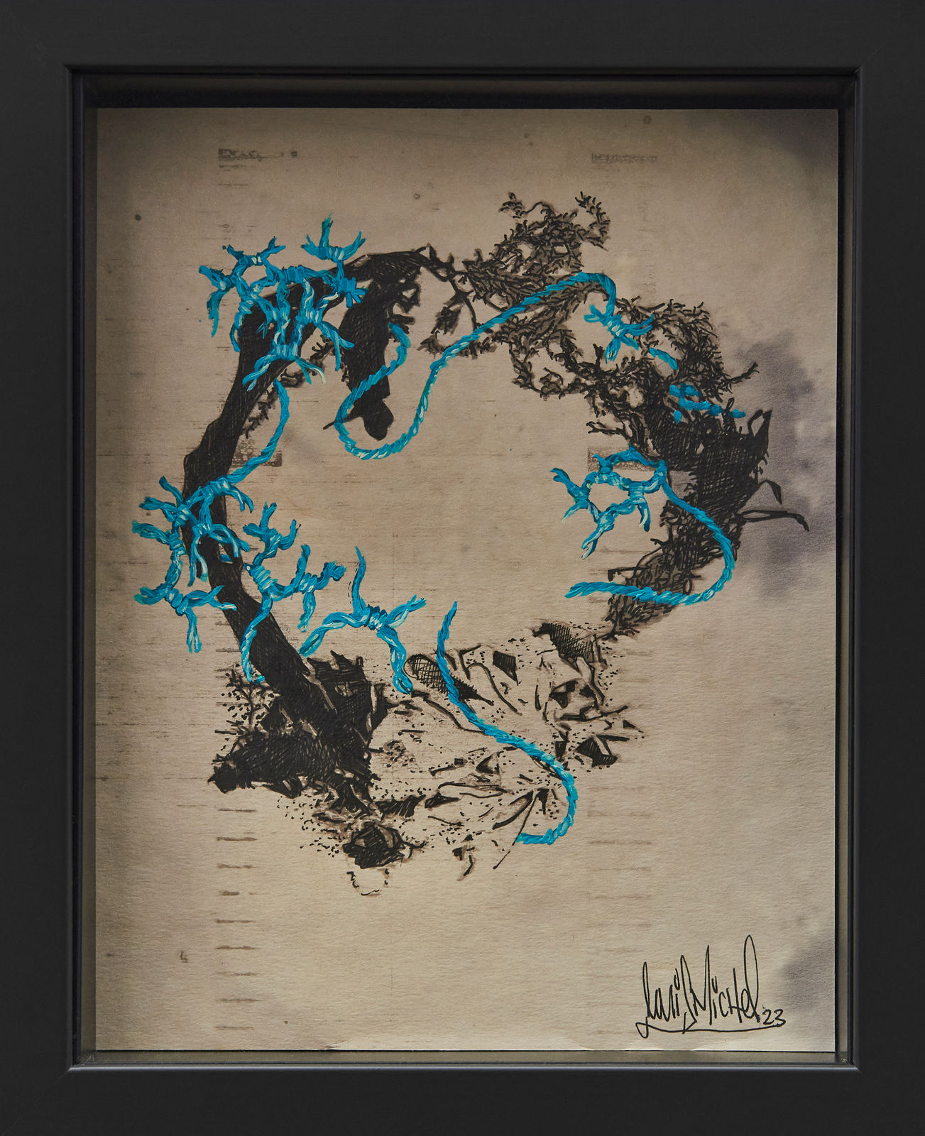 Louis Michel, Cyanotype #5, 2023