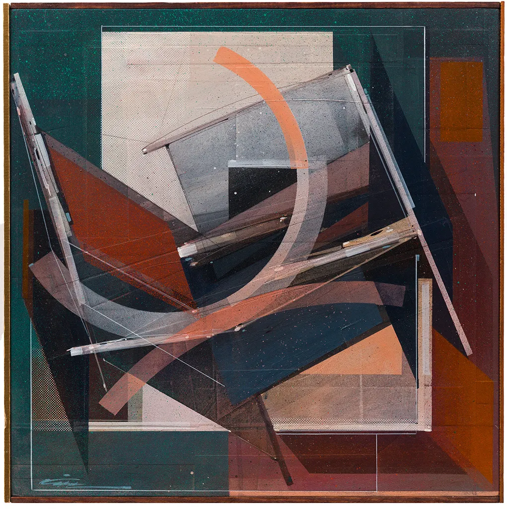 Augustine Kofie abstract painting