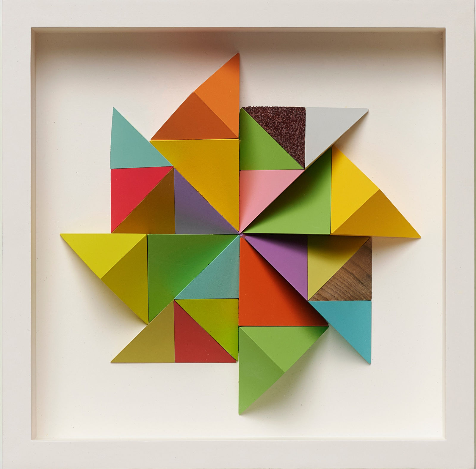 abstract relief assemblage by Sean Newport