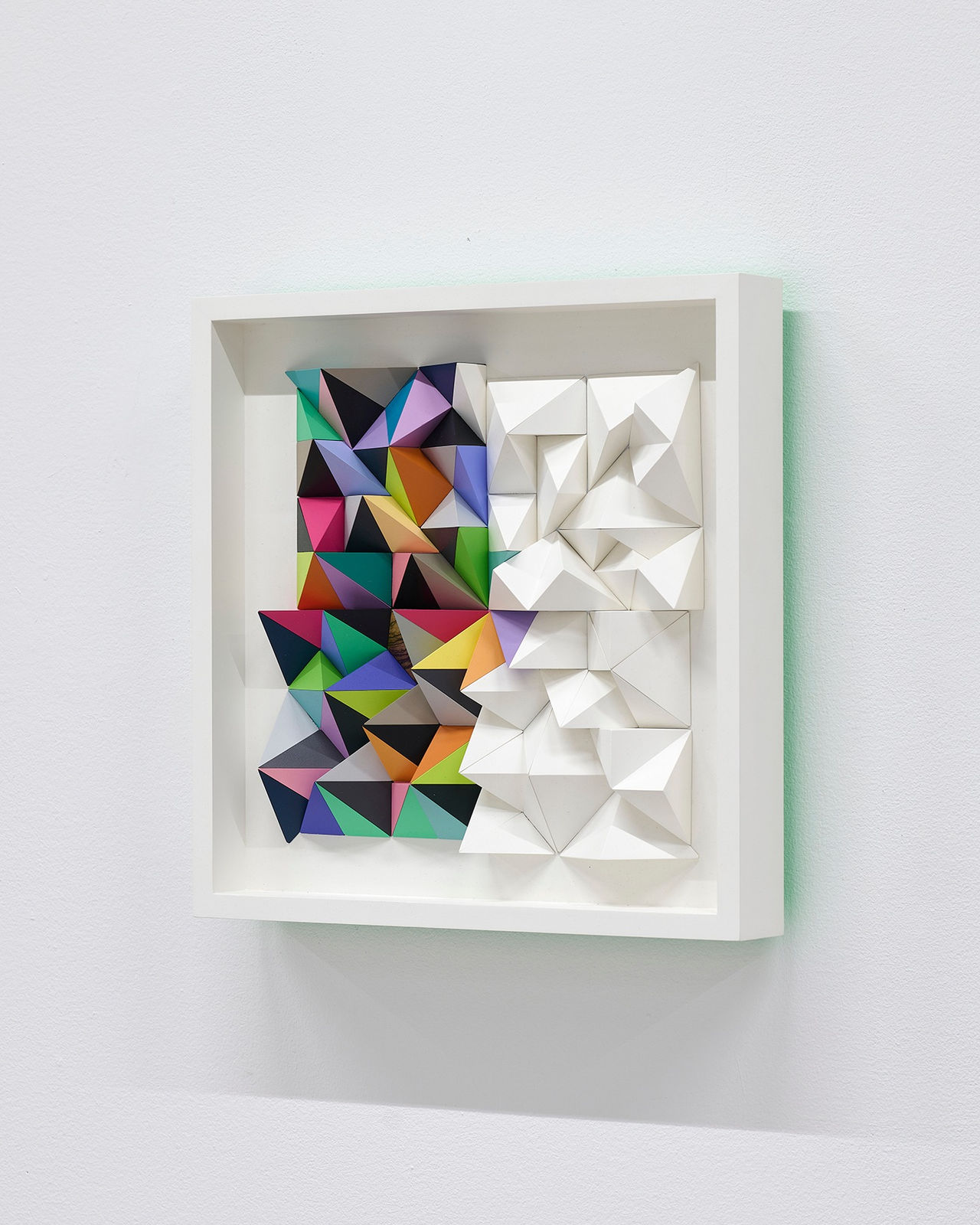 Sean Newport abstract colorful wall sculpture