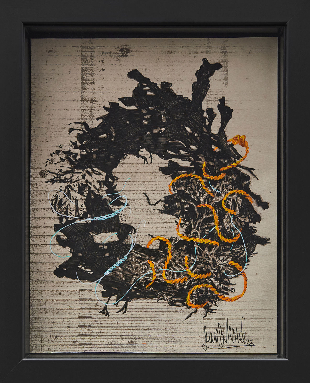 Louis Michel, Cyanotype #1, 2023