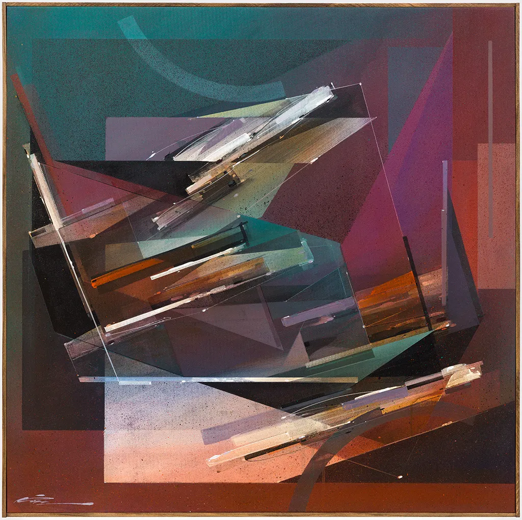 Augustine Kofie abstract painting