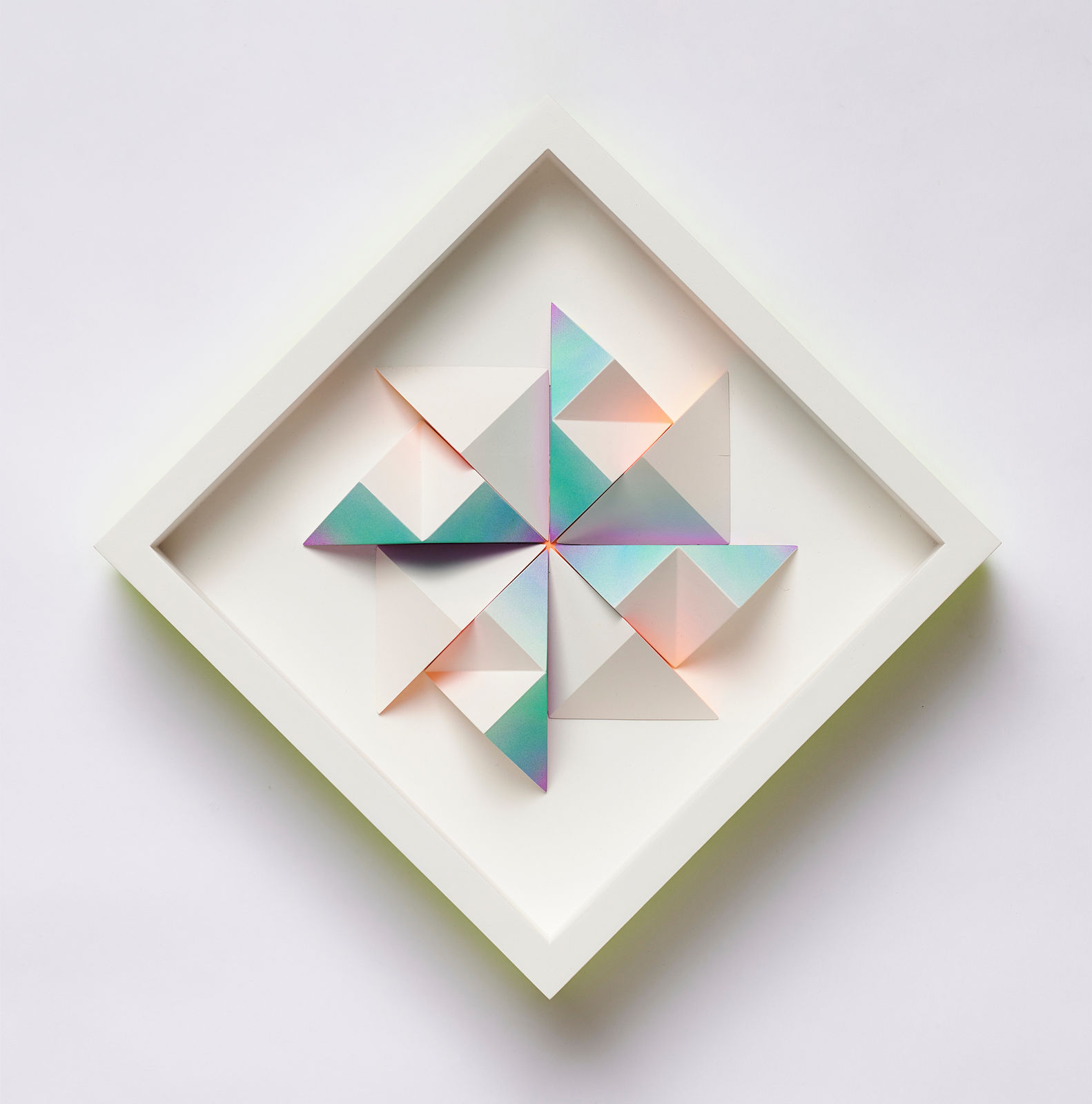 abstract relief assemblage by Sean Newport