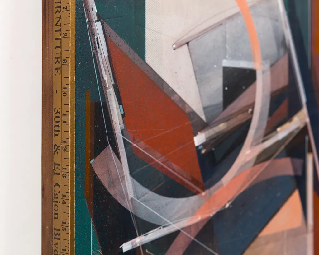 Augustine Kofie abstract painting detail