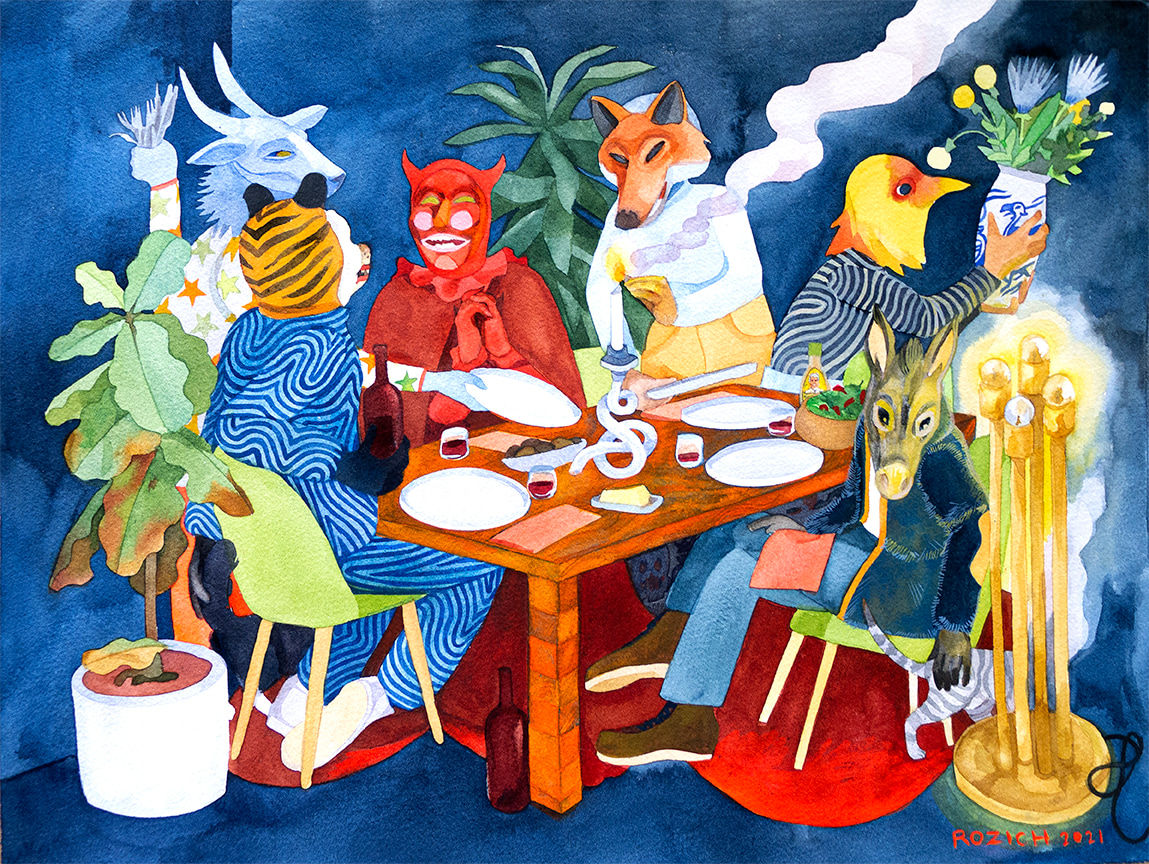 Stacey Rozich, The First Supper (In A Long Time), 2021