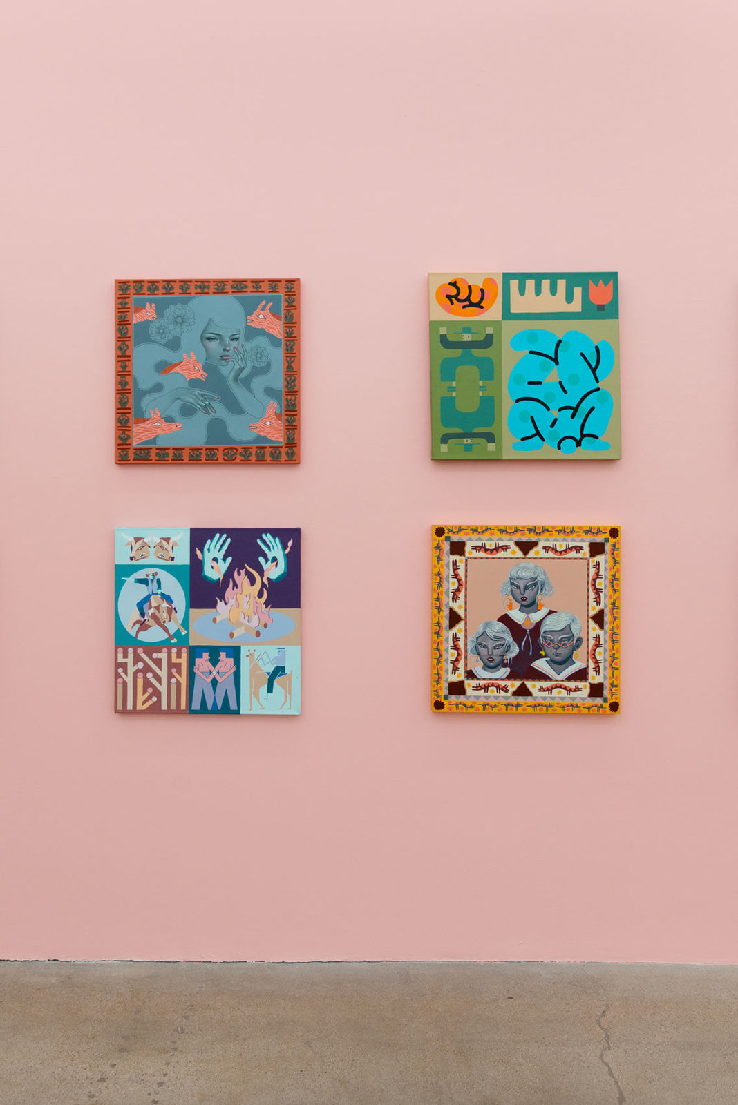 Installation image of Keya Tama's exhibition at Harman Projects Los Angeles