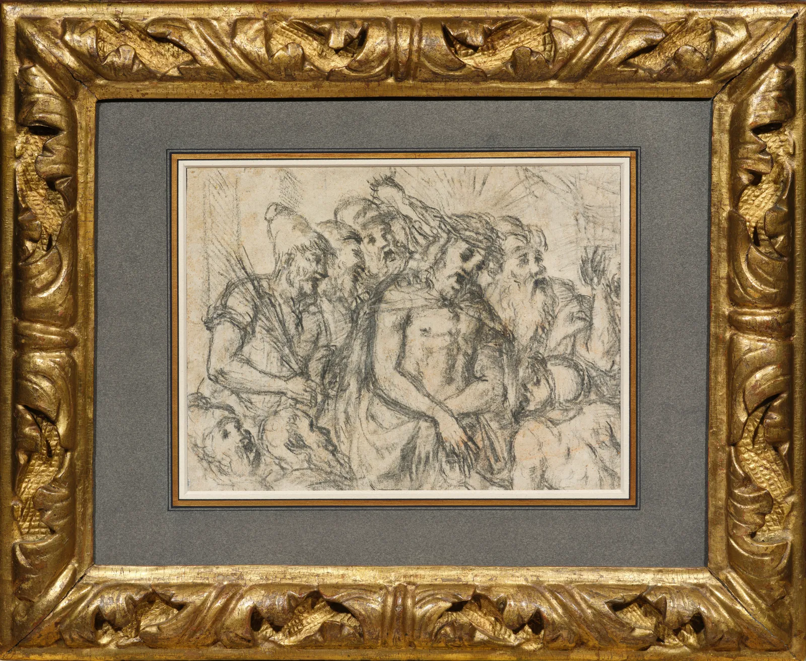 Tiziano Vecelli, called Titian/ Tiziano Vecelli dit Titien, (School of) Christ before Herod / (Ecole de) Le Christ devant Hérode, ca. 1570
