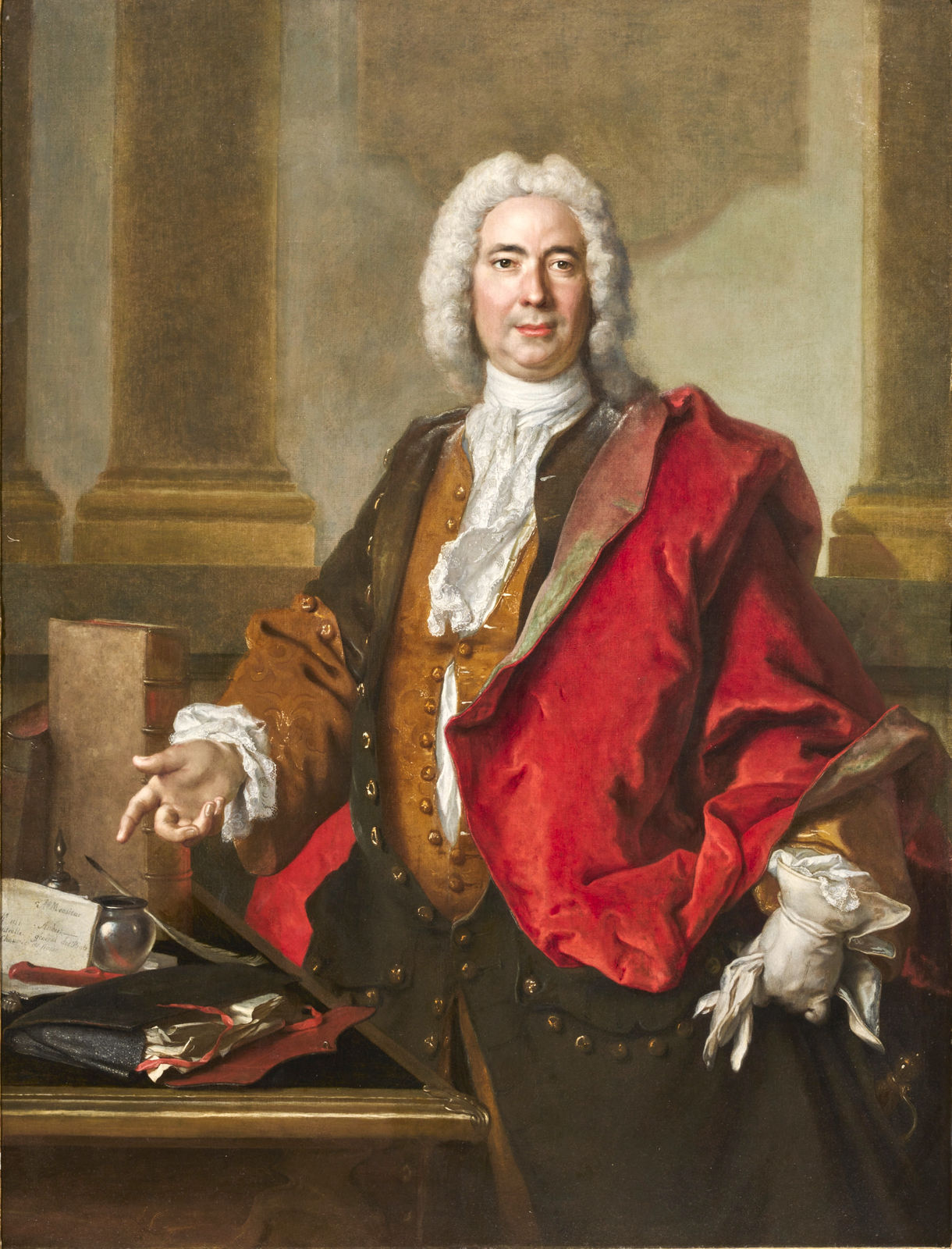 Nicolas de Largillière, Portrait of Mr. Aubert/ Portrait de Monsieur Aubert, 1725-1730