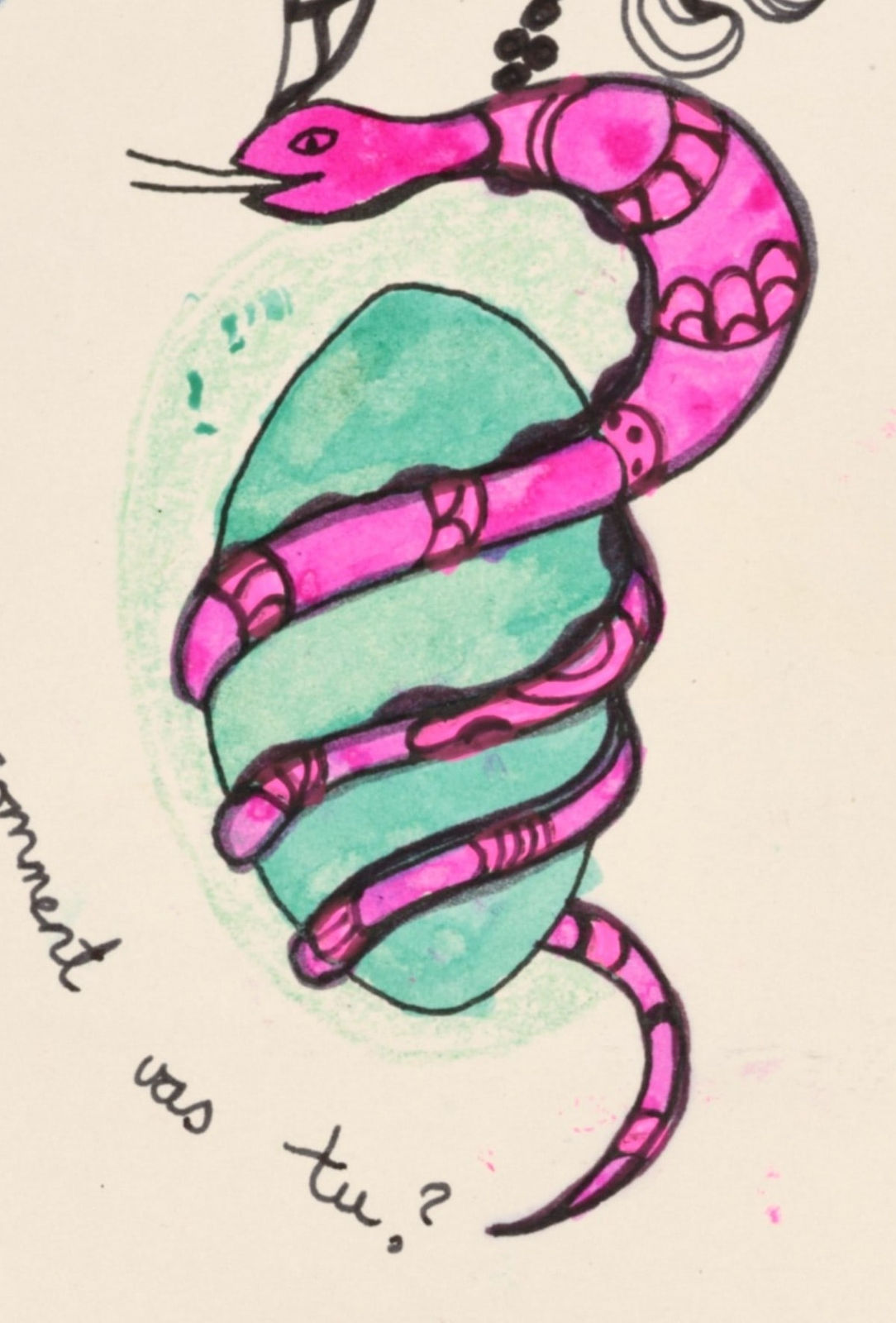 Niki de Saint Phalle, New Mexico Sunset (letter to Frédéric Rossif)/ New Mexico Sunset (lettre à Frédéric Rossif), 1975-1976