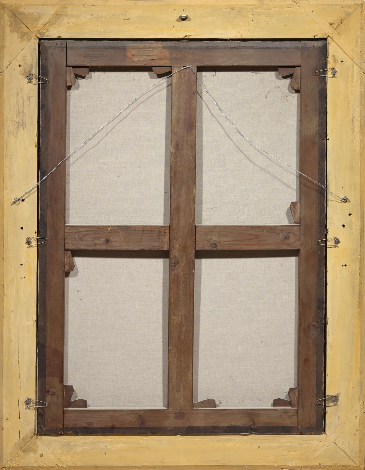 Jean-Nicolas Servandoni, Architectural capriccio with the disciples of Emmaüs - Caprice architectural aux pèlerins d'Emmaüs , ca. 1730-1735