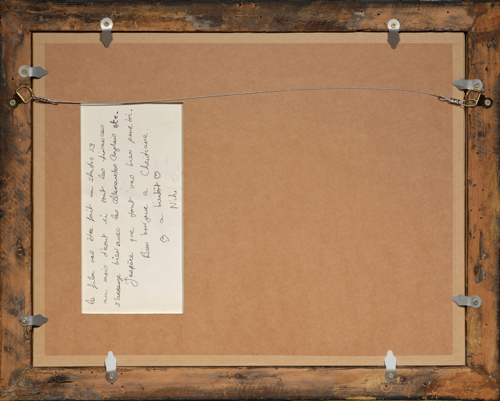 Niki de Saint Phalle, New Mexico Sunset (letter to Frédéric Rossif)/ New Mexico Sunset (lettre à Frédéric Rossif), 1975-1976