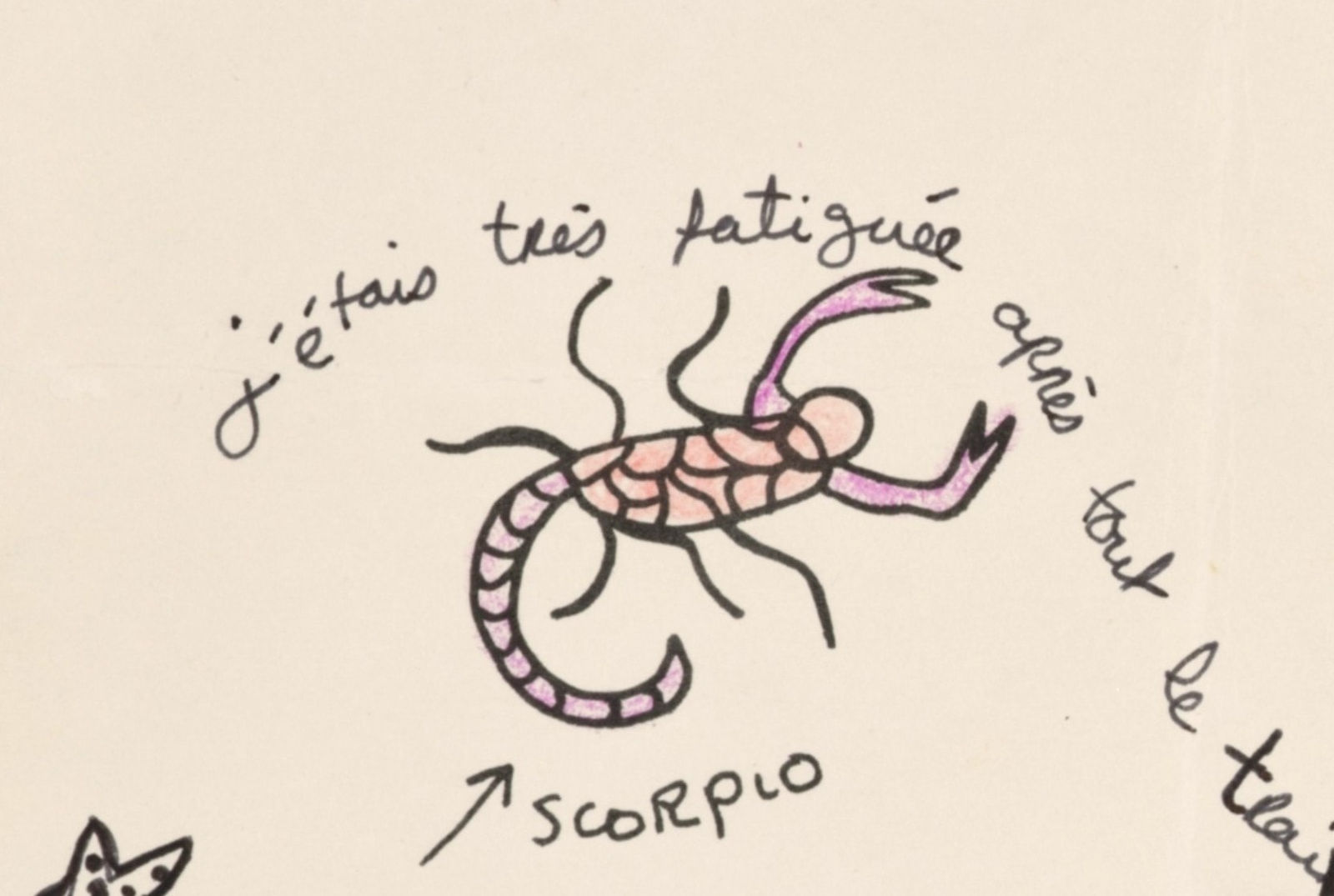 Niki de Saint Phalle, New Mexico Sunset (letter to Frédéric Rossif)/ New Mexico Sunset (lettre à Frédéric Rossif), 1975-1976