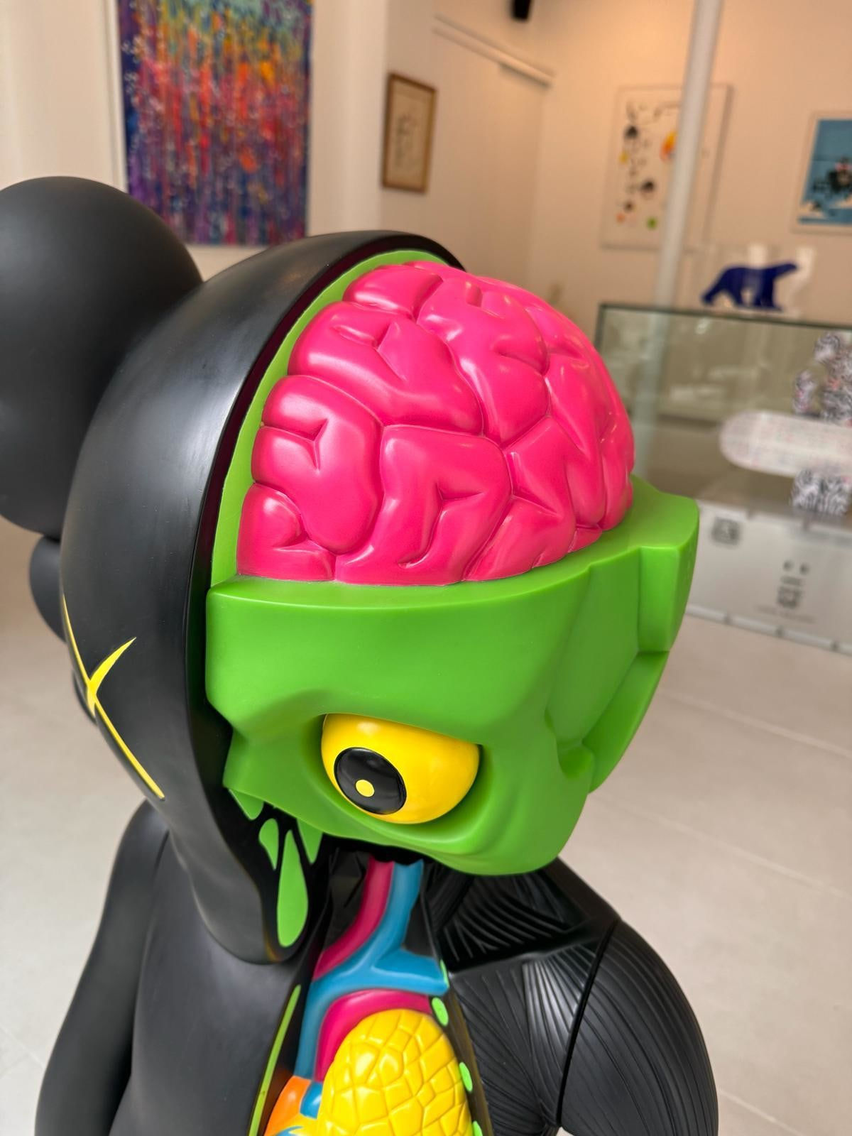 Kaws, Four Foot Dissected Companion (Black), 2009