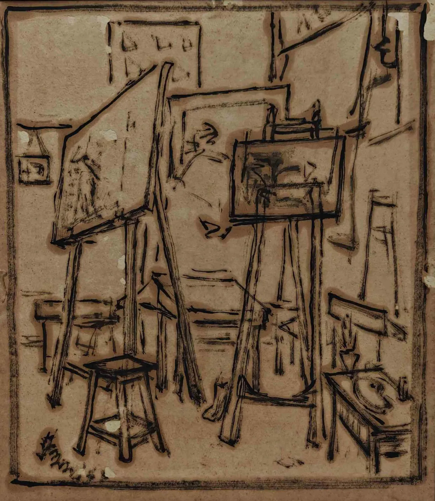 Dashrath Patel, Untitled, 1955