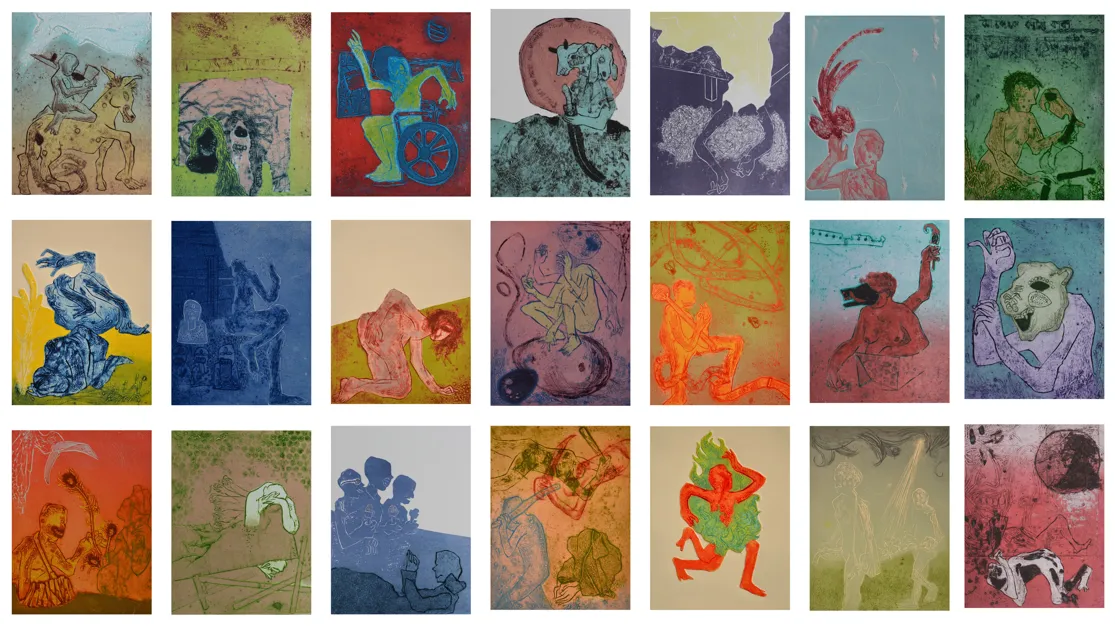 Arpan Sadhukhan, Dystopia (a series of 21 prints), 2020 - 2023