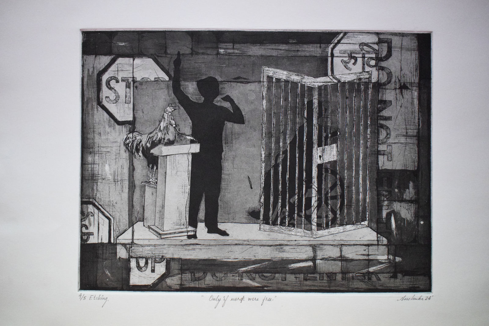 Anshuka Mahapatra, Only if words were free, 2024