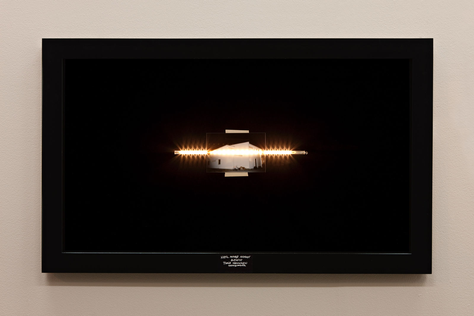 Simon Denny, Celebrities' Houses at Night – Kjetil André Aamodt, 2009