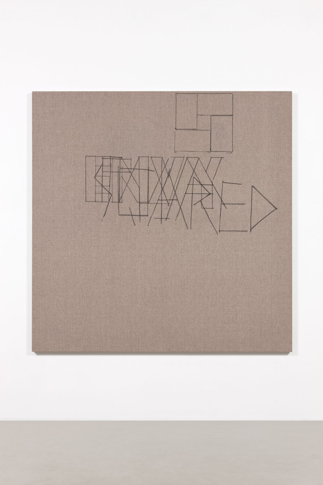 Matias Faldbakken, Untitled (Canvas #30), 2009