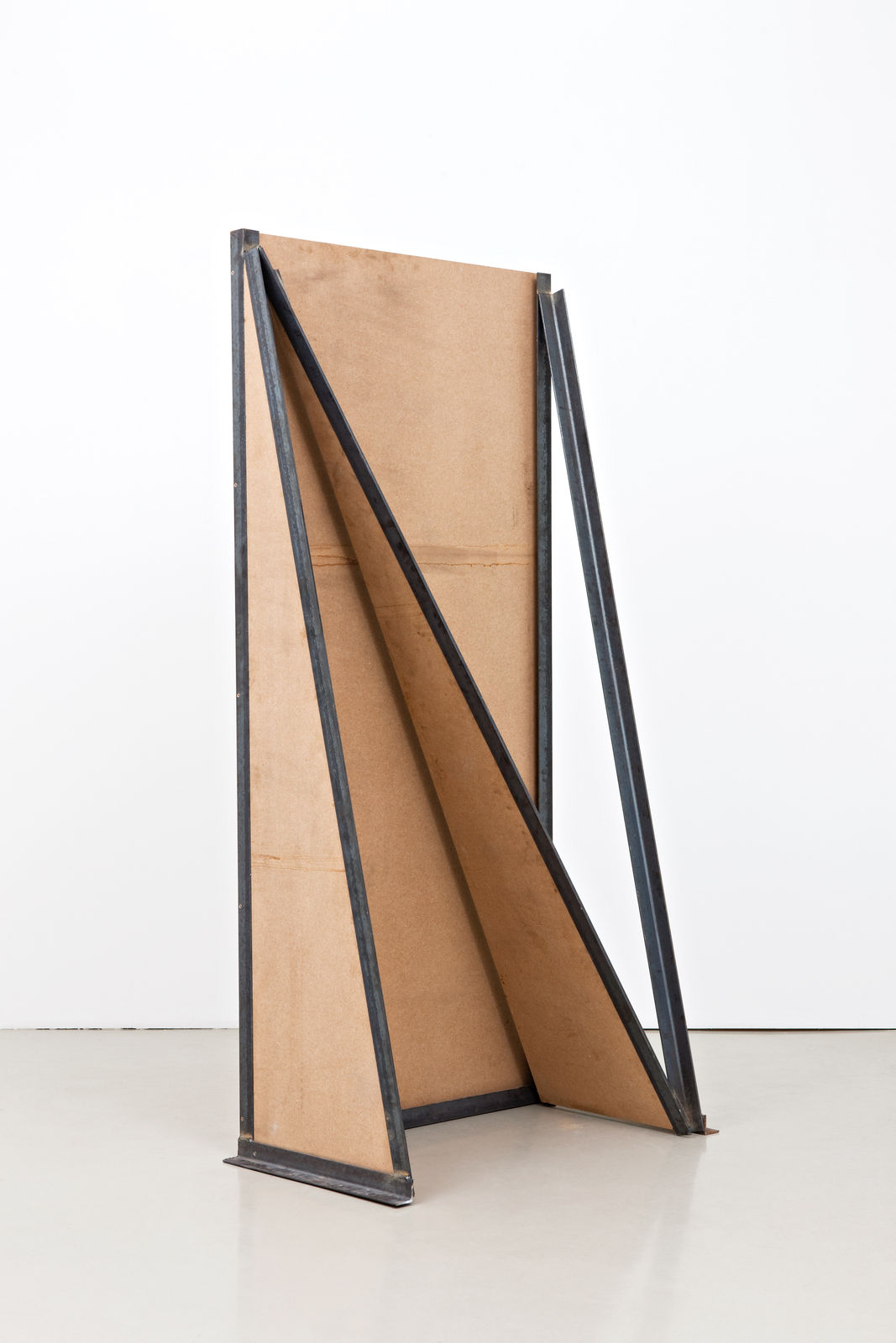 Oscar Tuazon, Steel, MDF, 2011, 2011
