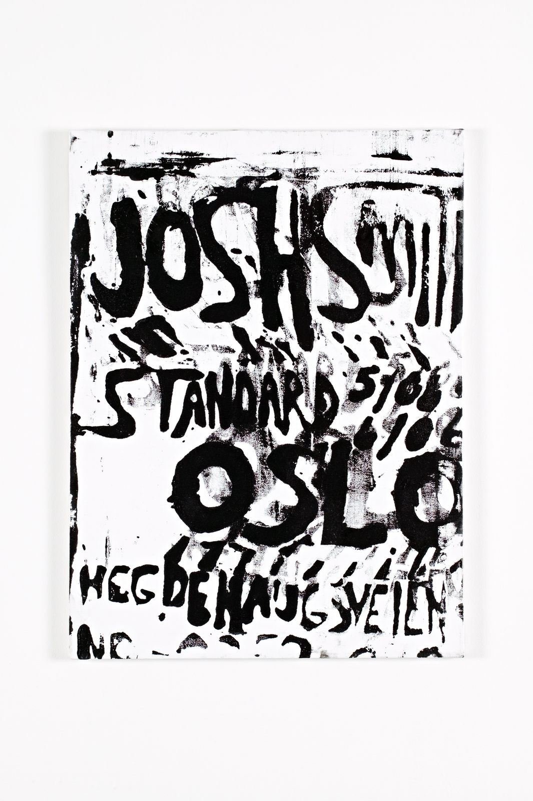 Josh Smith, Untitled (Poster Painting #6), 2006