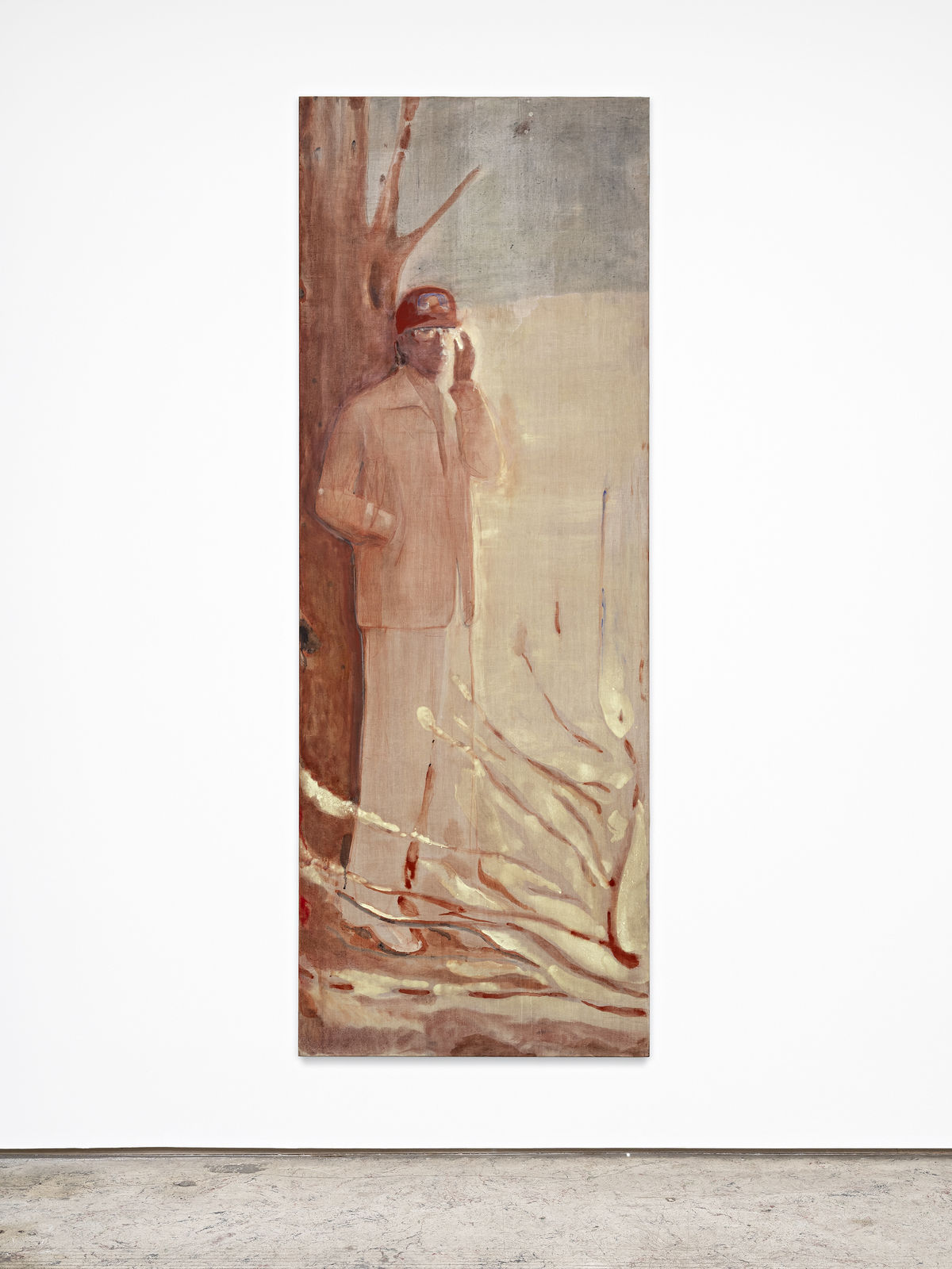 Suleman Aqeel Khilji, Untitled (Man with fire), 2025