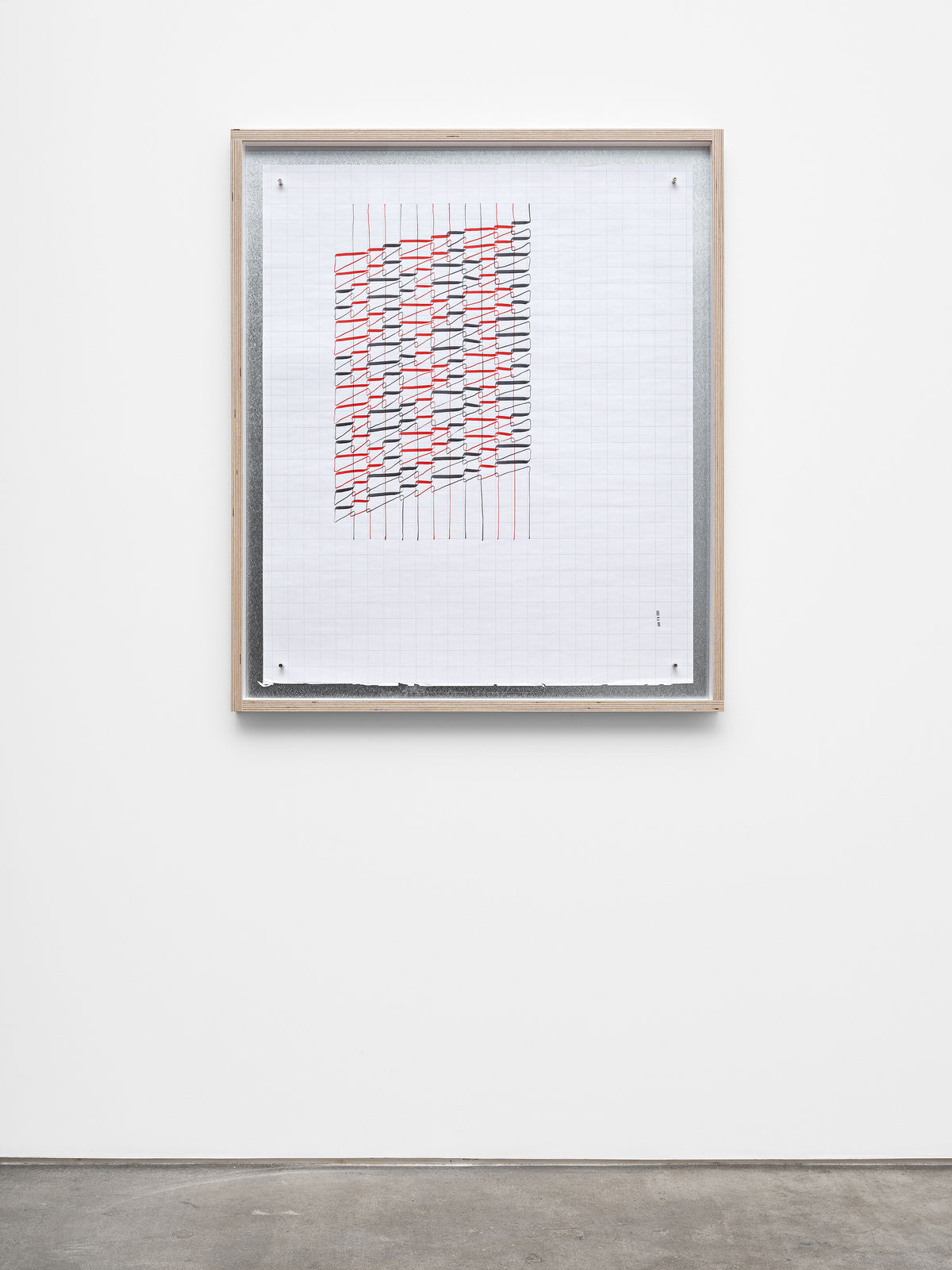 Tauba Auerbach, Ligature Drawing, 26 January 2021, 2021