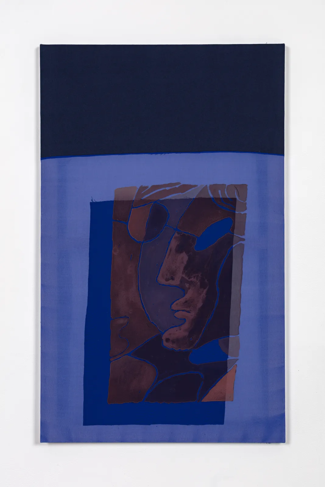 Carl Mannov, Untitled (Face with lamp), 2017