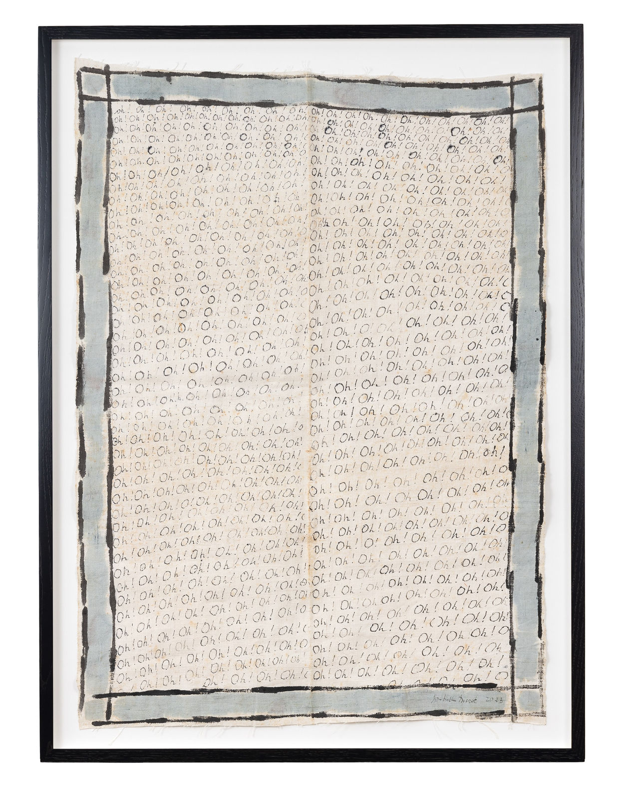 Isabella Ducrot, Repetition Oh! , 2023