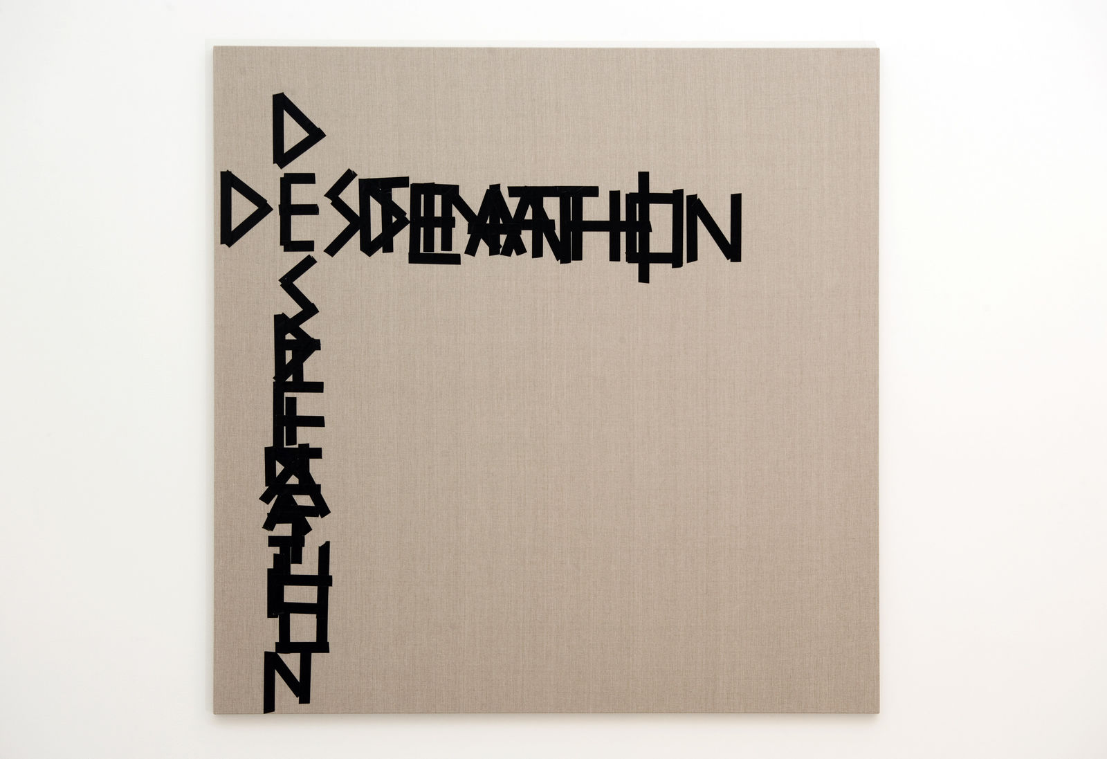 Matias Faldbakken, Untitled (Canvas #15), 2008