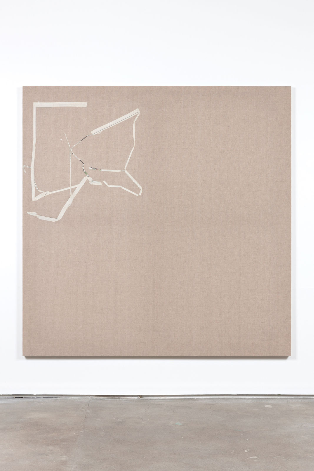 Matias Faldbakken, Untitled (Canvas #80, NYT Thursday, July 3 2014), 2014