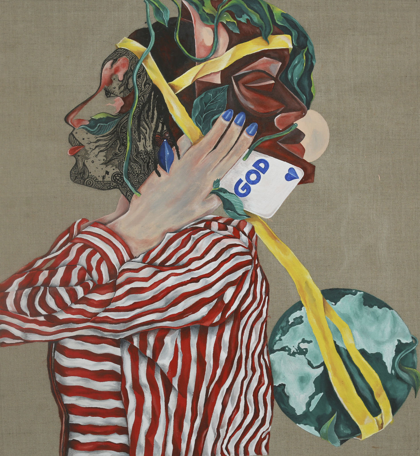 Serge Diakota, Metissage of cultures, 2023