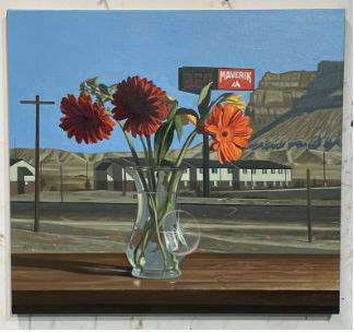 Paul Rouphail, Three Flowers, 2025