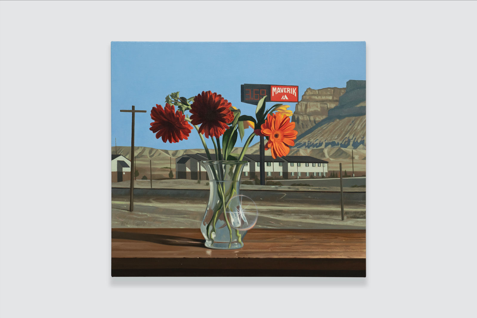 Paul Rouphail, Three Flowers, 2025