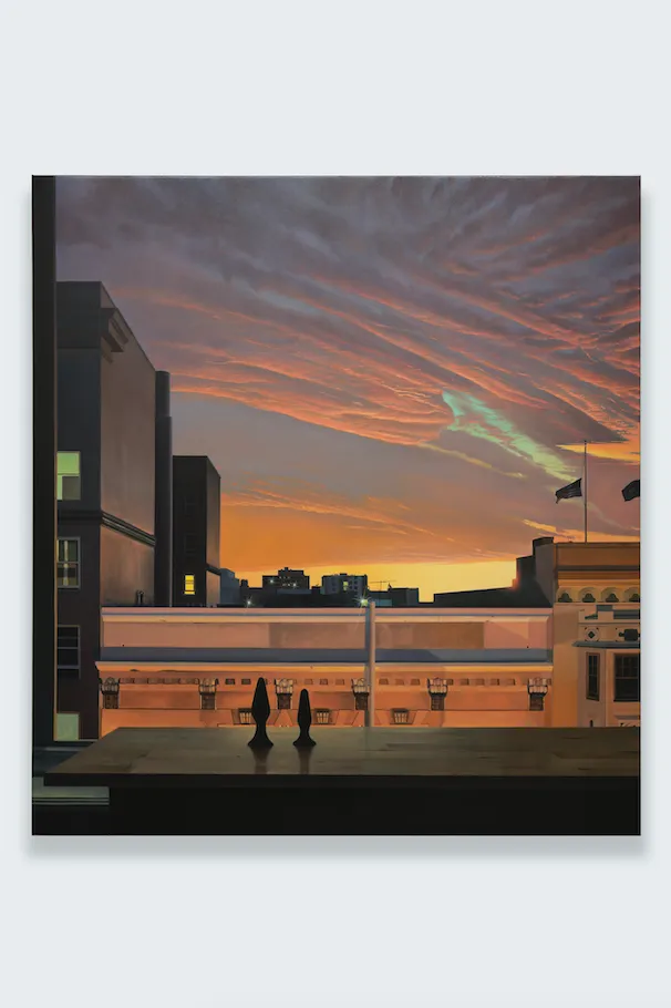 Paul Rouphail, Sunset in a City, 2023