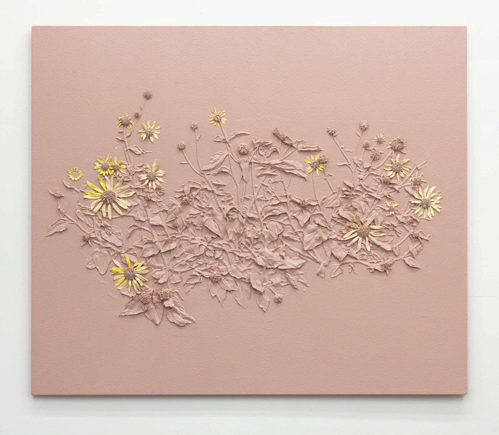 Michael Assifff, Weeds with yellowjackets (Coral Dust 2173-50), 2020