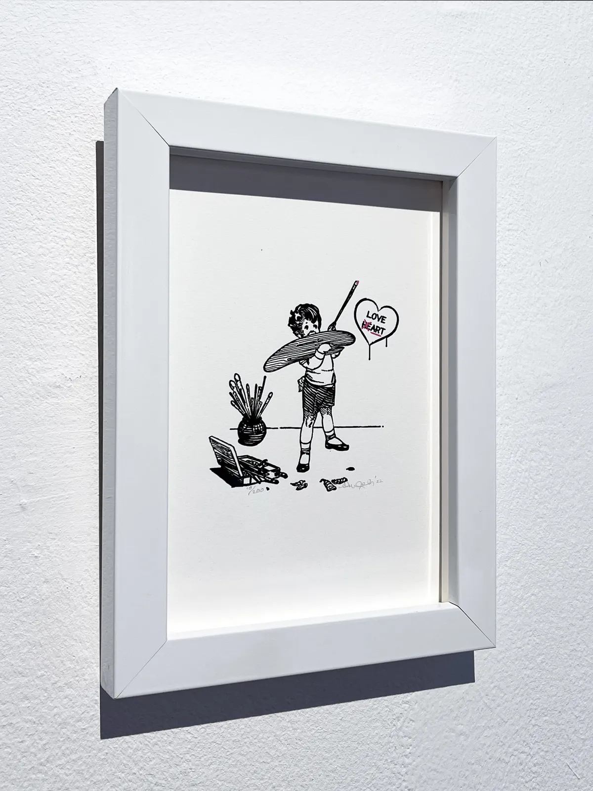 Ceal Warnants, Love Heart (Unframed), 2022