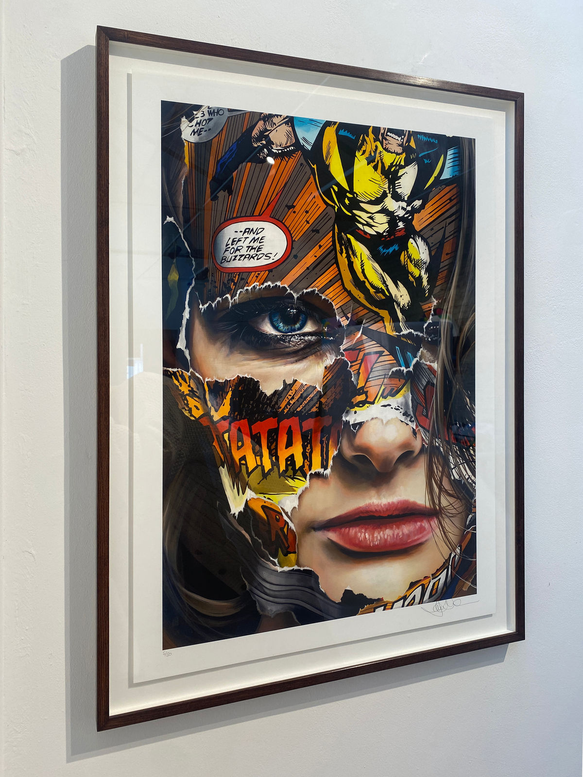 Sandra Chevrier, Framed, La Cage et le noir Charbon Print, 2018