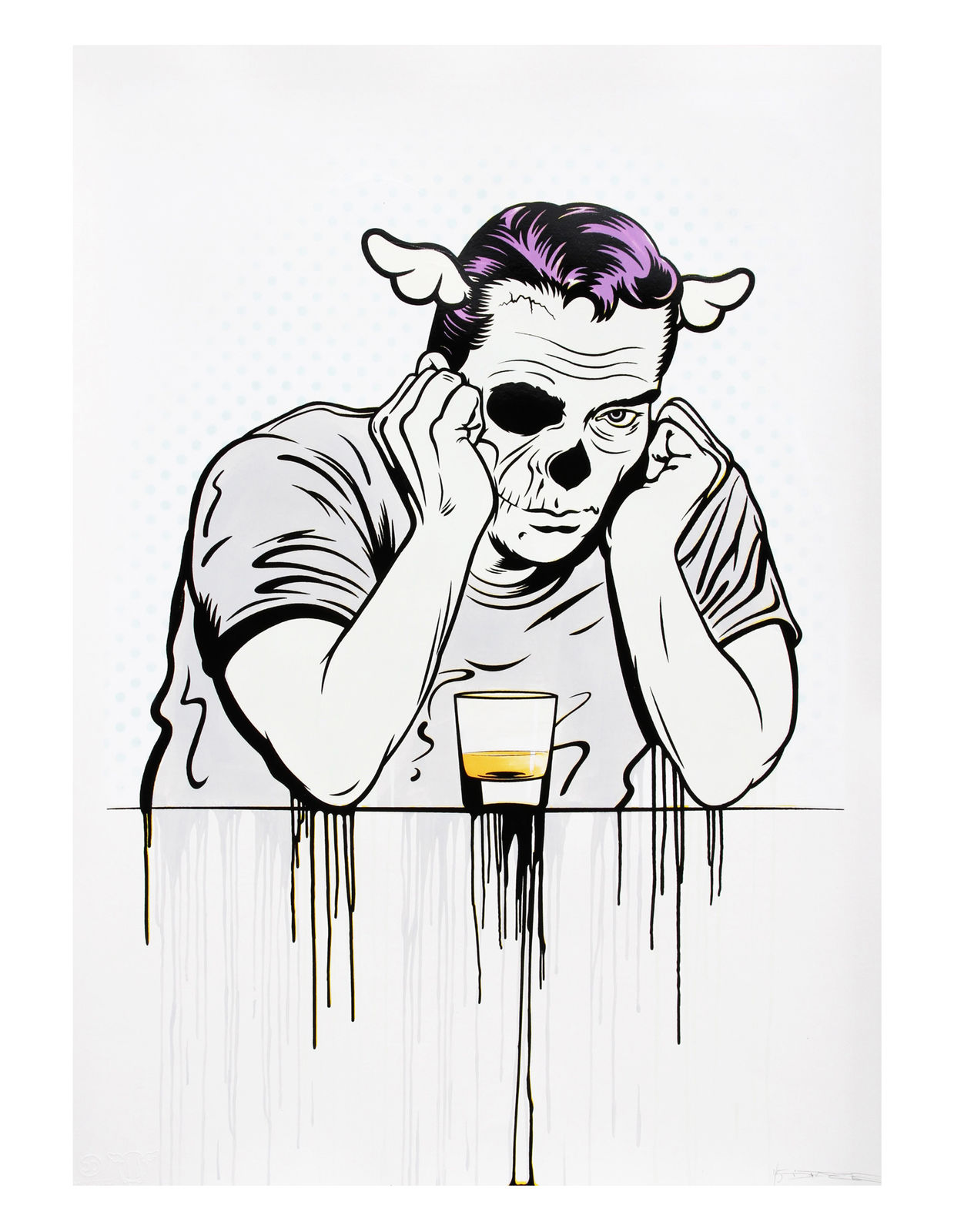 D*Face, Left For Dead HPM Lilac Grey, 2021