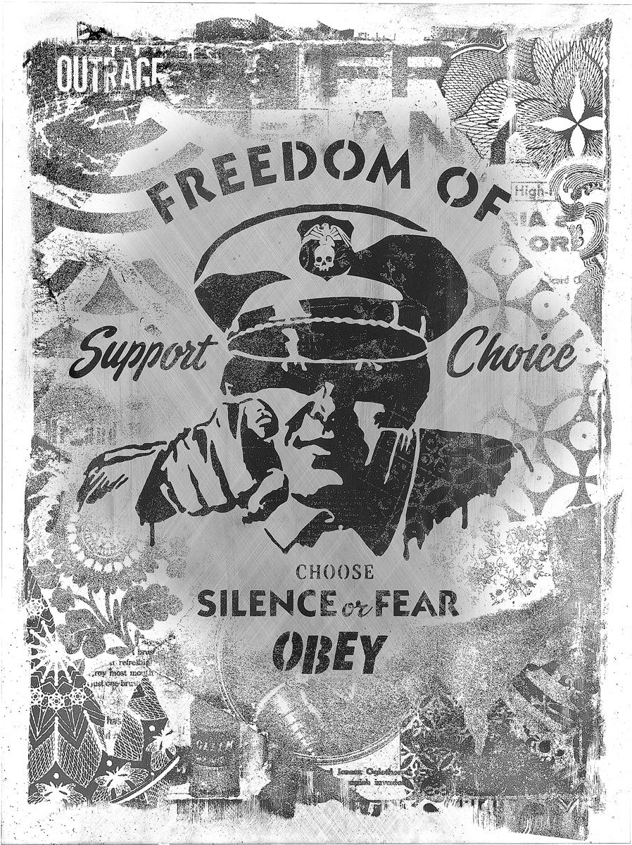 Shepard Fairey, Freedom of Choice, 2017