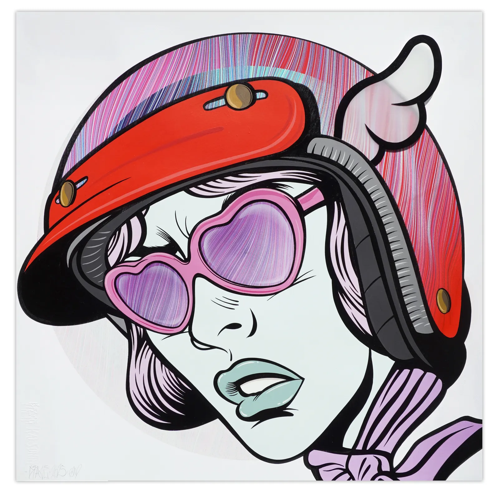 D*face X Kai & Sunny, Sunset Rider no.2 Framed, 2025