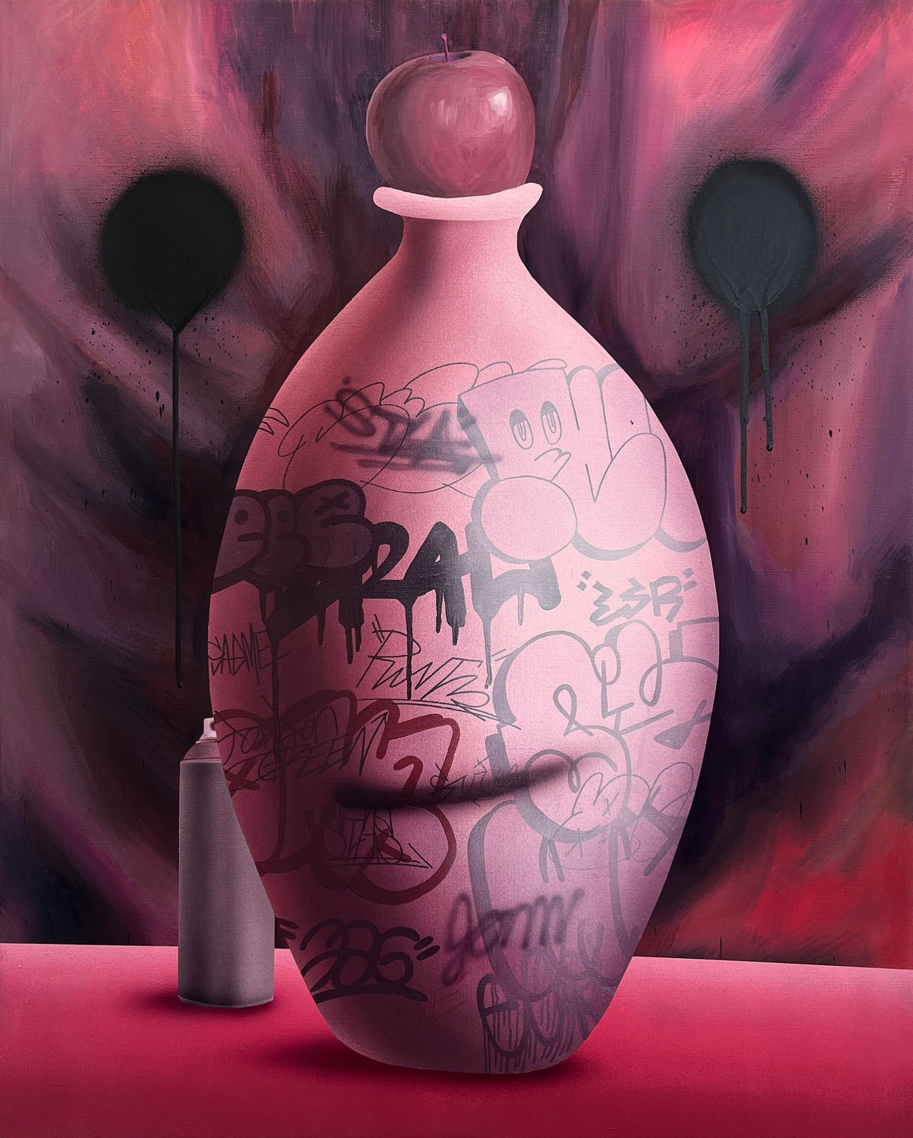 Yohta Matsuoka, There's an Apple on the Pot, 2024